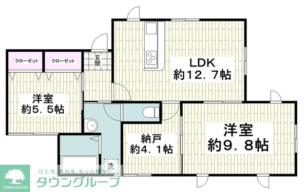 ジュネス鵠沼の物件間取画像
